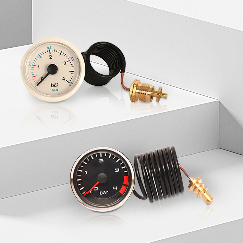 HVAC -manometer met capillaire, manometer met capillair