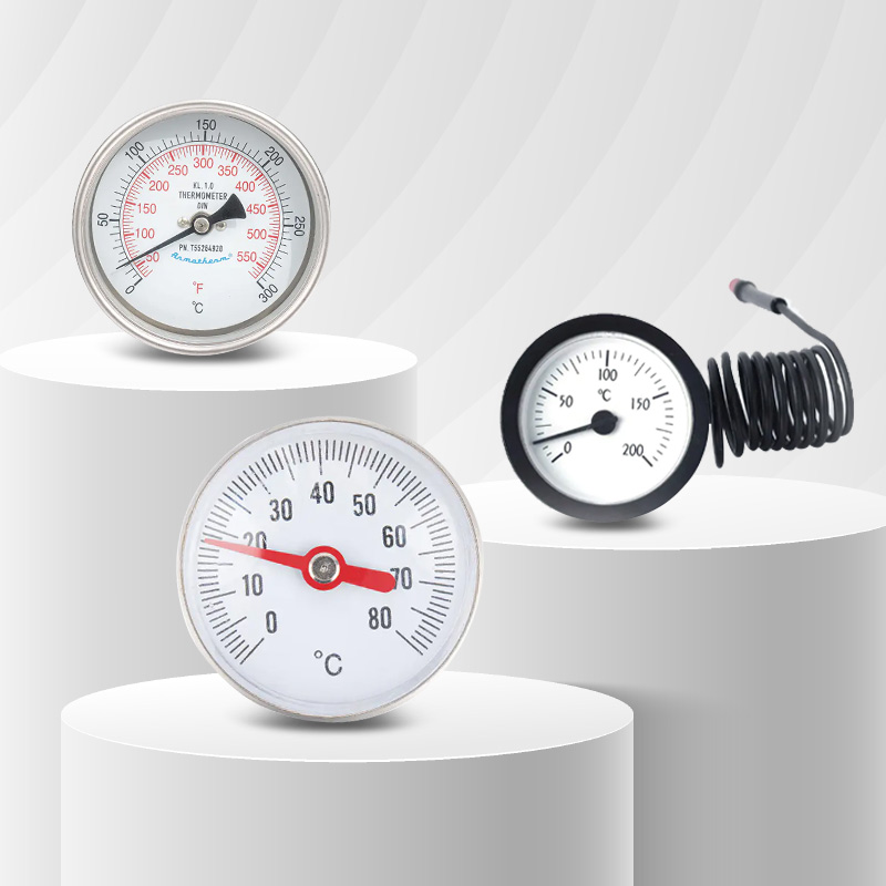 HVAC -temperatuurmeter